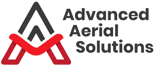 Large Advanced Aerial Solutions Logo Grey